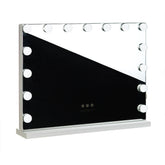 LED veidrodis HOLLYWOOD 58x43 cm – su 3 apšvietimo režimais ir USB jungtimi